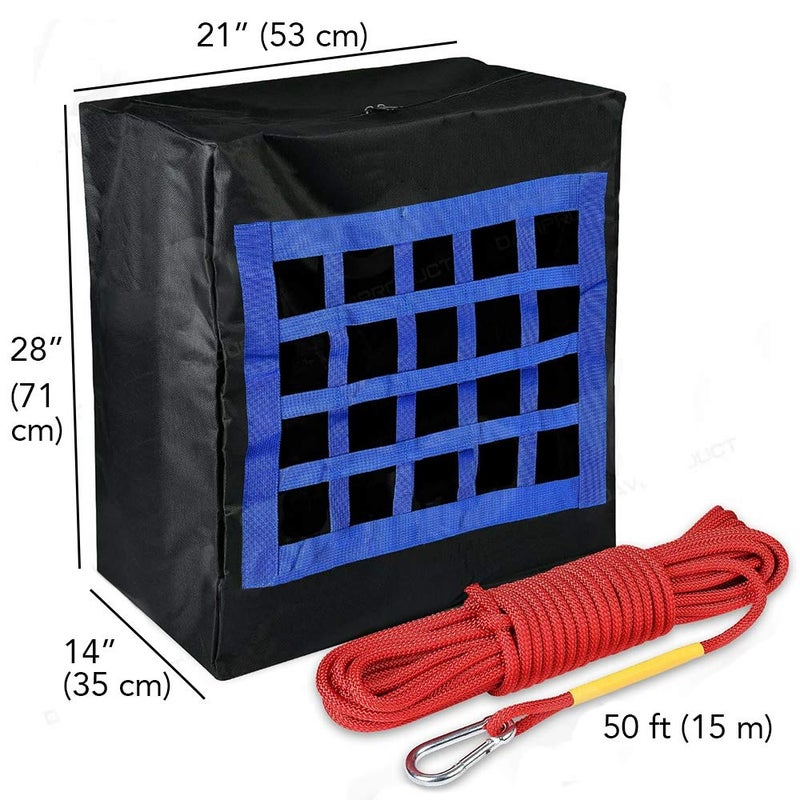 ISOP Fire Emergency Escape Bag for Pets up to 100 Pounds - Rope 50ft Incl. - Safety Equipment Carrier - Rapid Rescue Bag for Pets Animals (Large 28"x21"x14") - Life-saving Tool for Dogs, Cats - Rescue Sack - Image 4